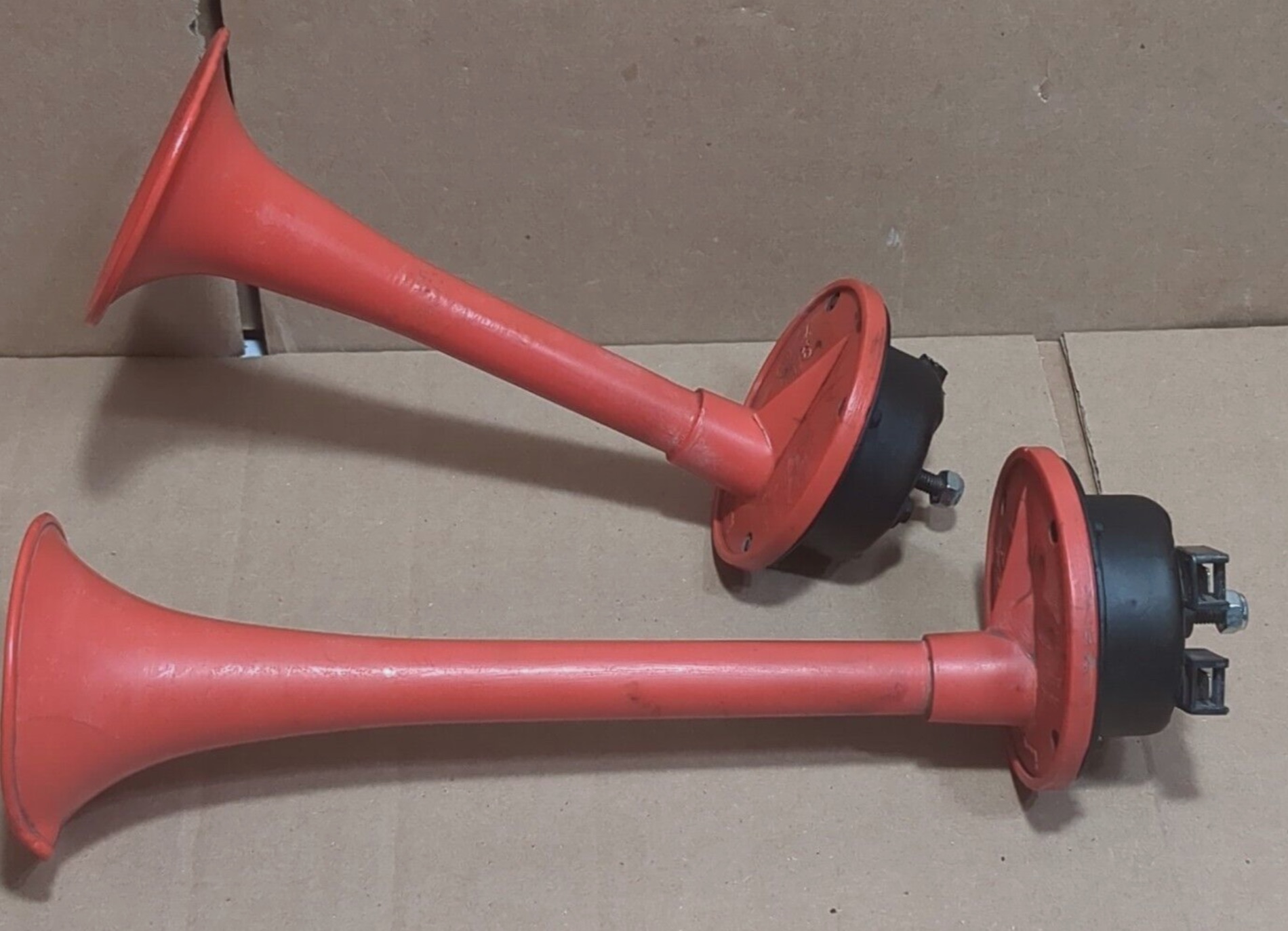 genuine porsche 930 911 horn RED MIXO 1974-89 Vintage  eBay.jpeg